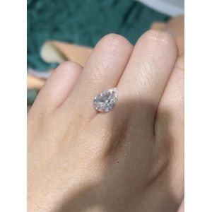 Buy cheap Synthetic Pear Shaped Lab Created White Diamonds VS1 Clarity Grade from wholesalers