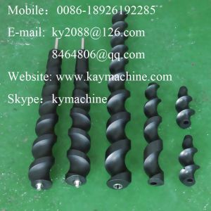 Acetal plastic feed screws plastics conveying screw Starwheels & Feedscrews Star