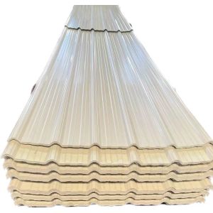 Buy cheap 2.0mm PVC Roofing Sheet 1130mm Width Fireproof Waterproof from wholesalers