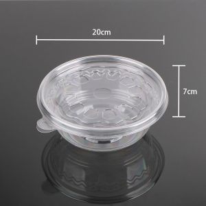 Buy cheap High Transparency Disposable PET Round Bowl Cake Packaging Container from wholesalers
