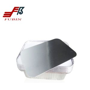 Buy cheap Eco - Friendly Aluminum Foil Paper Lids Fast Food Packing Rectangular from wholesalers