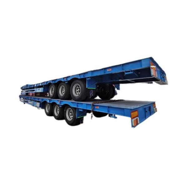 Buy cheap Customizable Tri-Axle Low Bed Semi Trailer for Heavy Equipment Transport in Philippines from wholesalers