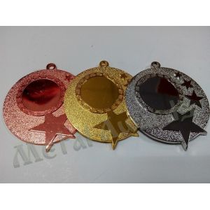 Buy cheap Die Struck Process Custom Engraved Medals With Star Logo None Attachment from wholesalers