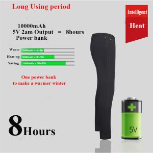 Buy cheap Polyester Cotton Heated Underwear Pants Unisex Lithium Ion product