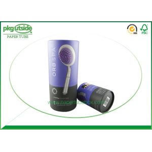 China Custom Empty Cardboard Tube Boxes Silk Screen Printing For Soap Packaging on sale