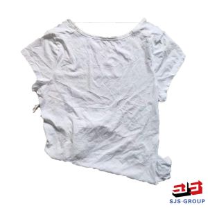 Buy cheap 10Kg Package White T Shirt Rags from wholesalers