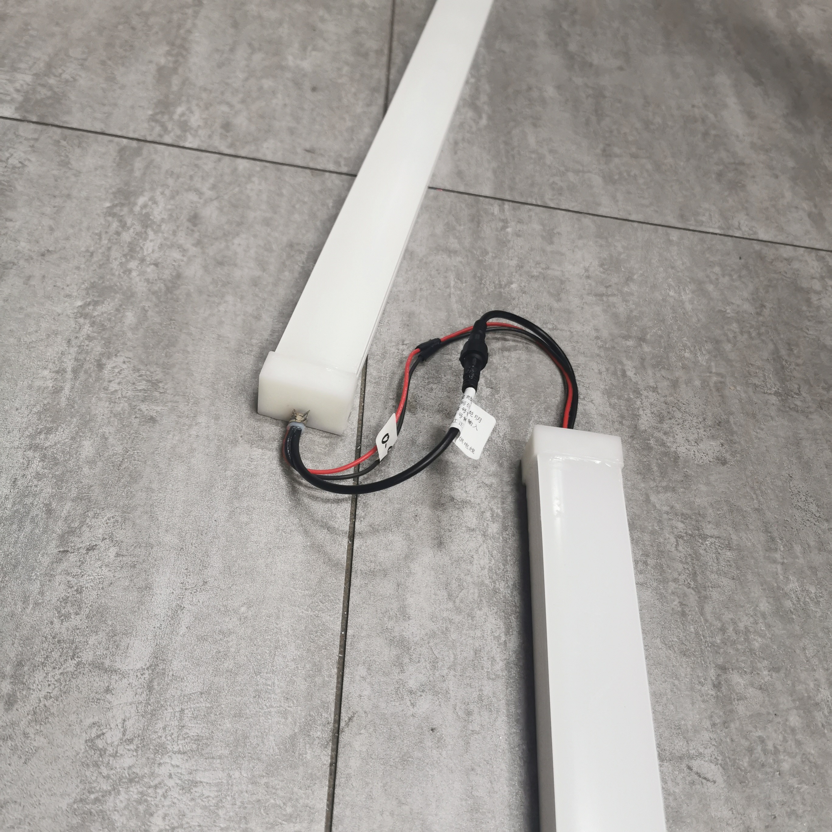 Buy cheap 40mm Chasing 12V Dmx Led Neon 5050Rgb flex lampara navidea Dmx512 corner neon led tape 20m led rgbw light strip from wholesalers