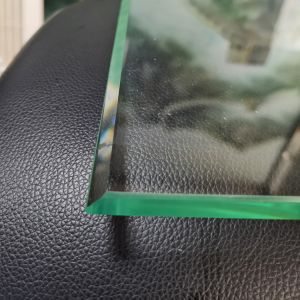 Solid Structure Building Tempered Glass With 45 Degree Beveled Edge