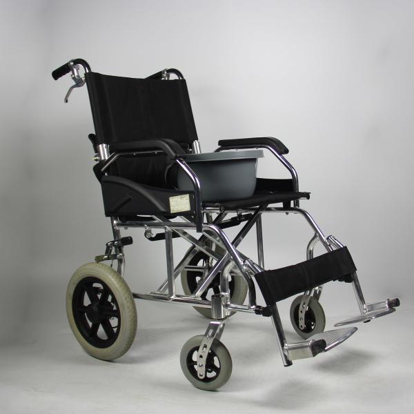 Quality Foldable Aluminum Manual Wheelchair For Limited Mobility Customizable Color for sale