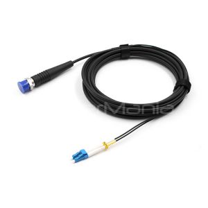 Socket to UPC 2 Cores OS2 Outdoor G657A1 TPU Jacket Patch Cord Cable Breakout OD