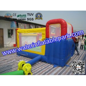 Professional Inflatable Bouncy Castle Combo 1500D PVC with Slide
