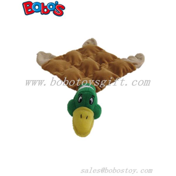 Quality 30cm squeaker pet toy plush tan duck with less stuffing for sale