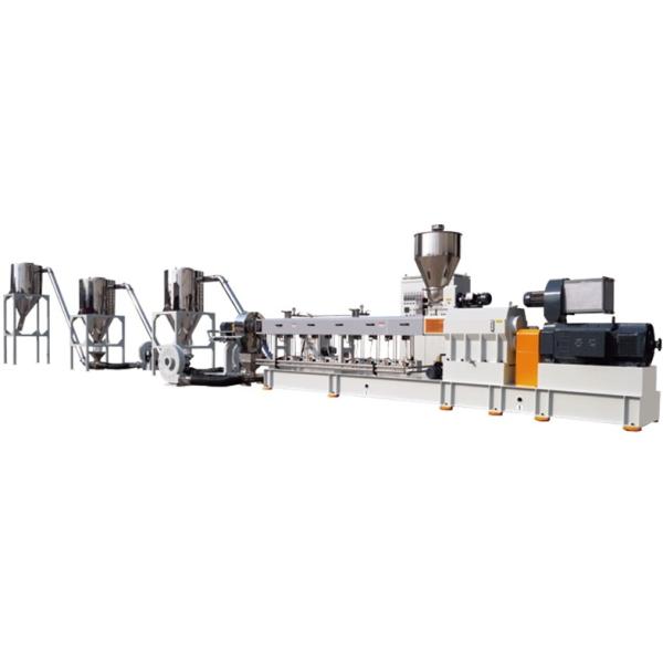 Buy cheap 600r Co Rotating Parallel Triple Screw Extruder from wholesalers