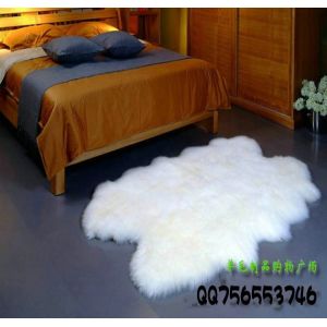 Buy cheap Round Sheepskin Cushion Pads Seat Sleeping Wool Mat from wholesalers