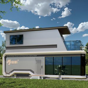 Buy cheap Apple Cabin Luxury Prefab Modern Design Tiny House Villa Container from wholesalers