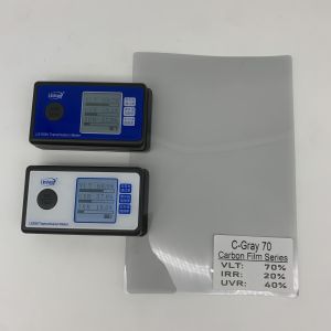 Lightweight Carbon Window Tint Film with 72.8% VLT 17.2% IRR and 34.7% UVR
