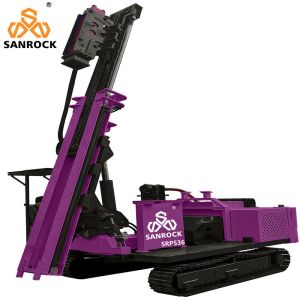 Solar Hydraulic Press Pile Driving Equipment Screw Pile Ramming Machine