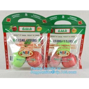slider k fruit bag with air holes for grape packaging bag, Stand up slider