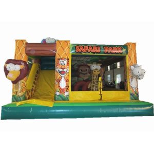 Safari park inflatable combo inflatable elephant combo animals inflatable combo