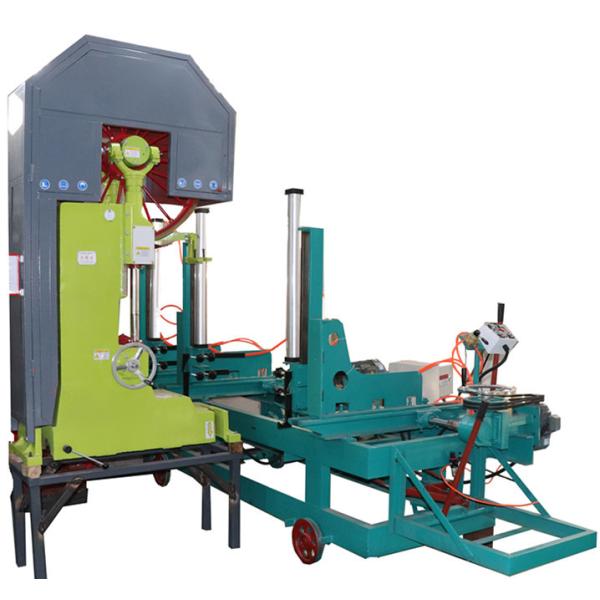 Buy cheap MJ3210 Vertical Woodworking Bandsaw Mill With Electric Log Carriage from wholesalers