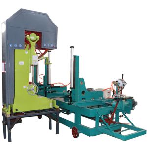 Buy cheap MJ3210 Vertical Woodworking Bandsaw Mill With Electric Log Carriage from wholesalers