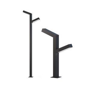 China Decorative Steel Galvanized LED Light Poles Outdoor Lighting on sale