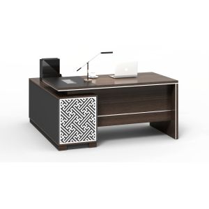 Buy cheap ISO9001 CEO Manager Executive Office Table E1 Level Melamine Board from wholesalers