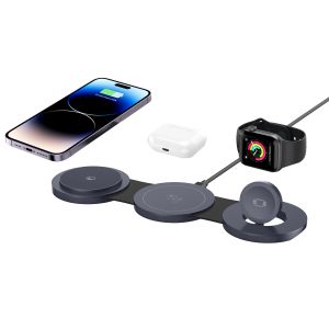 Buy cheap 3-in-1 Fast Charge Wireless Charging Pad Pad for Phone and Watch from wholesalers