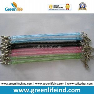 Buy cheap Fashionable Extendable Plastic Key Coil W/Metal Clip&Split Ring from wholesalers