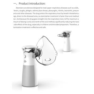 Buy cheap Efficient Atomization Handheld Portable Nebulizer Convenient Handheld Mesh Nebulizer from wholesalers