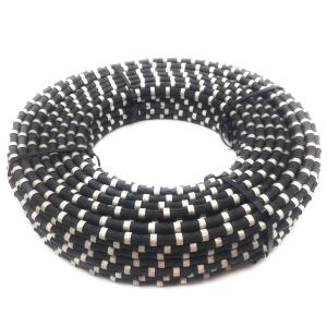 Long Lifespan Diamond Wire 12.0 MM* 40 Rubber Coated for Granite Quarry Rock