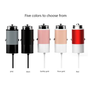 Buy cheap Hot Selling New Aluminium Alloy Dual USB Car Charger for iPhone iPad iPod Camera Car Charger from wholesalers