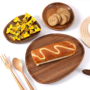 Buy cheap Solid Wood Irregular Shaped Tableware Dinner Plate Kitchen Supplies from wholesalers