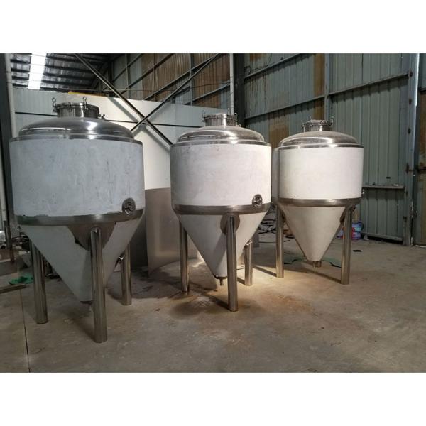 Buy cheap Top- 2.5*0.8*1.8m Fermentation Commercial Beer Brewing Equipment with 60° Bottom Cone from wholesalers