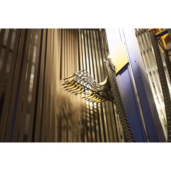 Buy cheap Vertical Powder Coating Line For Aluminum Profiles With Powder Supply Center And Pretreatment from wholesalers