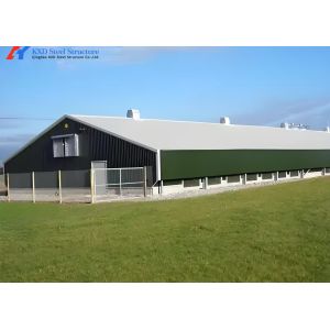 Buy cheap Prefabricated Steel Structure Broiler Poultry House with Feeding System from wholesalers