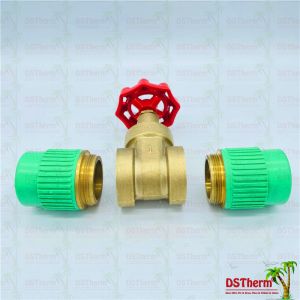 Buy cheap Brass Gate Heat Insulation Concealed PPR Brass High Pressure Stop Valve from wholesalers