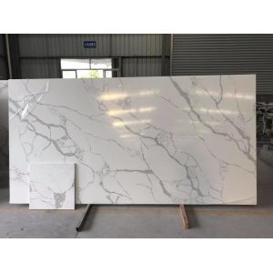 Buy cheap Bathroom Worktop Hard Quartz Stone Slab Quartz Crystal Composition from wholesalers