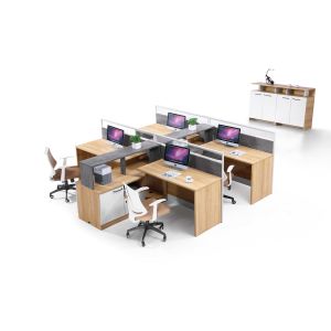 Buy cheap Simple Office Furniture Partition System / Office Workstation Table from wholesalers