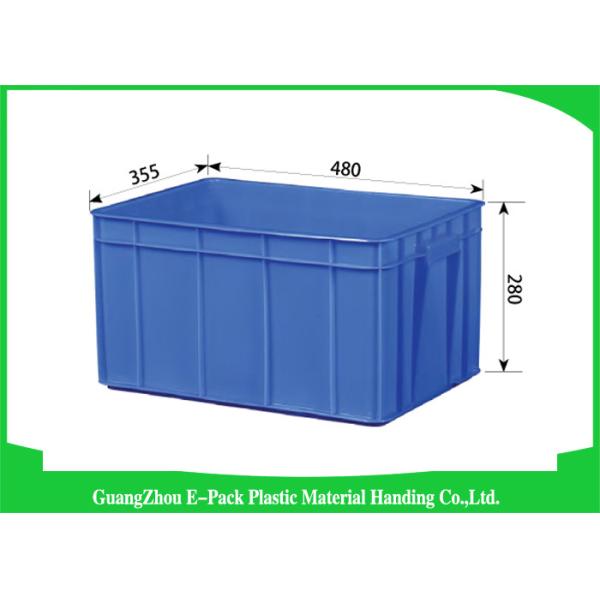 Buy cheap Big Capacity Plastic Stackable Containers Warehousing Transportation Blue from wholesalers