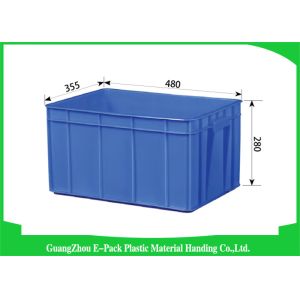 Buy cheap Big Capacity Plastic Stackable Containers Warehousing Transportation Blue from wholesalers