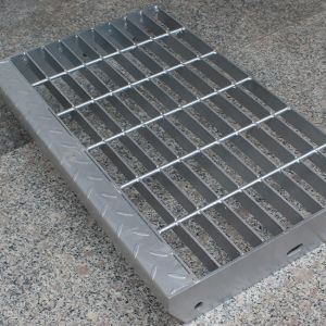 Buy cheap Stainless Hot Dip Galvanized Welded Bar Grating With Checker Nosing from wholesalers