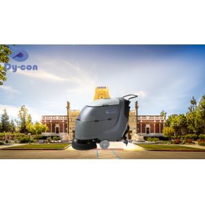 Wide Coverage Temple Floor Scrubber 60L Tank Slip Free