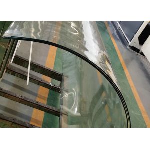 Buy cheap 3mm Hot Bent Strengthed Fully Tempered Glass Panels Safety Edge from wholesalers