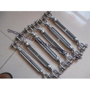 Tubular Closed Stainless Steel Turnbuckle Precision Casting Polished Surface