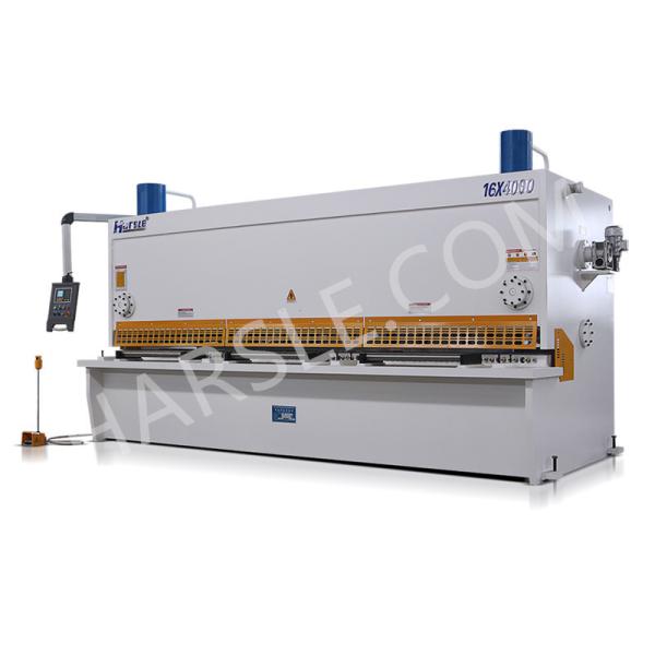 Quality factory steel iron electric shearing machine , galvanized sheet cutting machine with pneumatic back support for sale