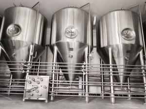 Buy cheap 3mm 3000T SS304 Commercial Beer Brewing Equipment product
