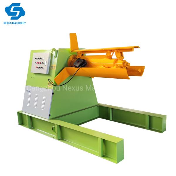 Buy cheap Hydraulic Decoiler with Coil Car Full-Automatic Metal Sheets Decoiler from wholesalers