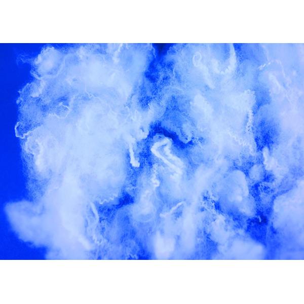 1.2D - 15D Solid Virgin Polyester Staple Fiber Flame Retardant With Dope Dyed