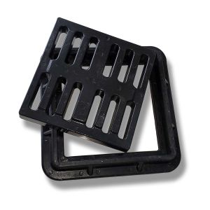 Buy cheap EN124 A15 Grating Manhole Cover , SMC Square Sidewalk FRP Storm Grate Cover from wholesalers